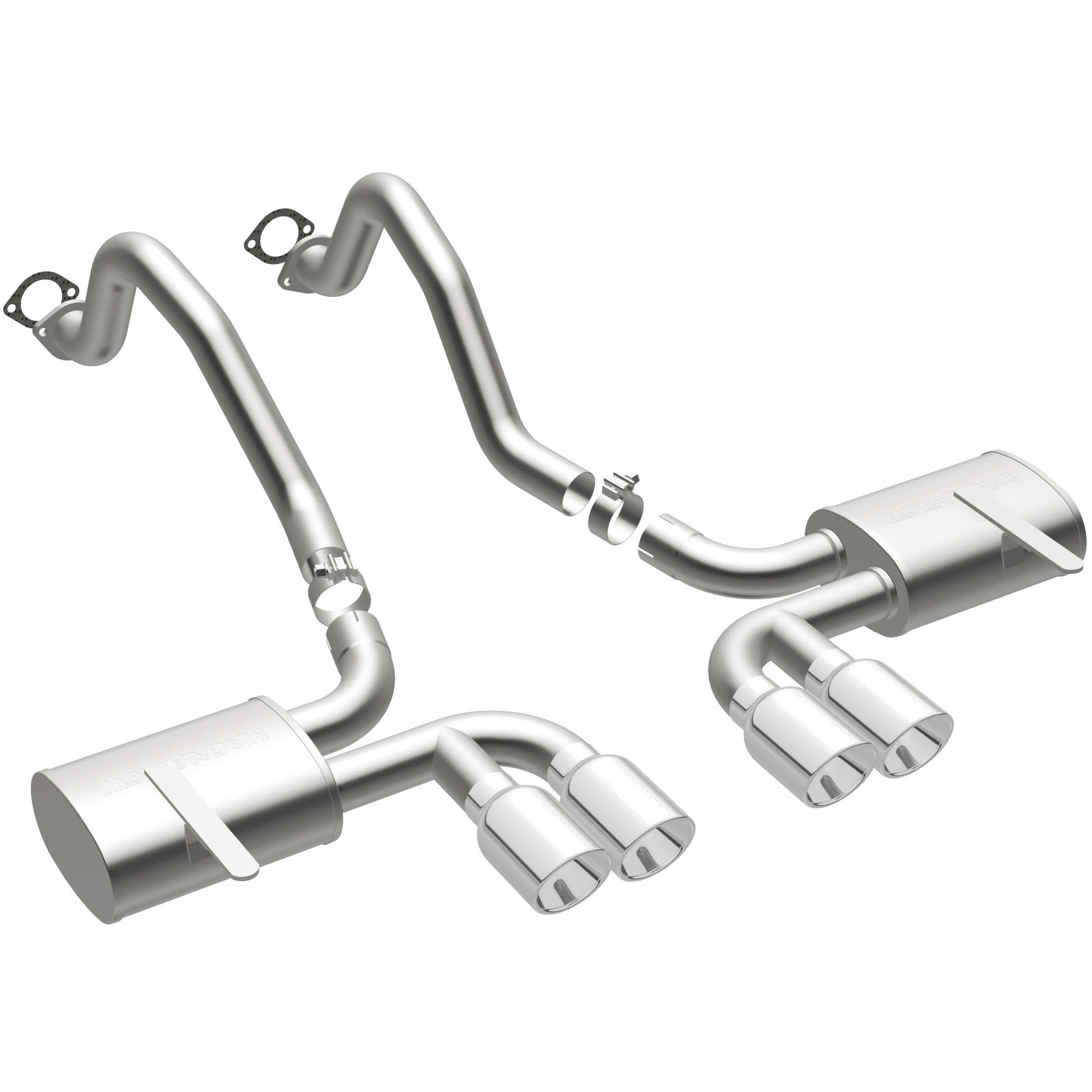 MagnaFlow 1997-2004 Chevrolet Corvette Street Series Axle-Back Performance Exhaust System